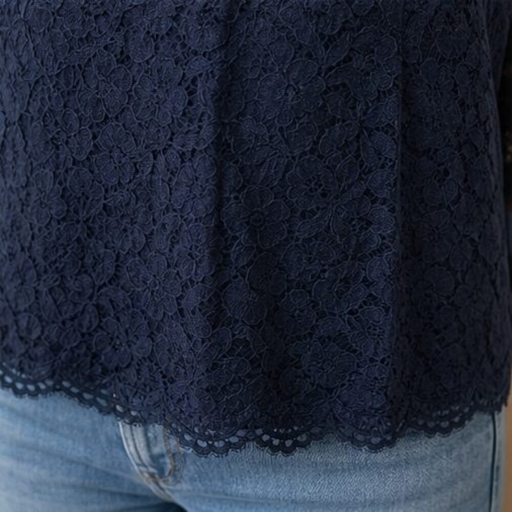 Ivory Button Blouse - Picture 6 of 6